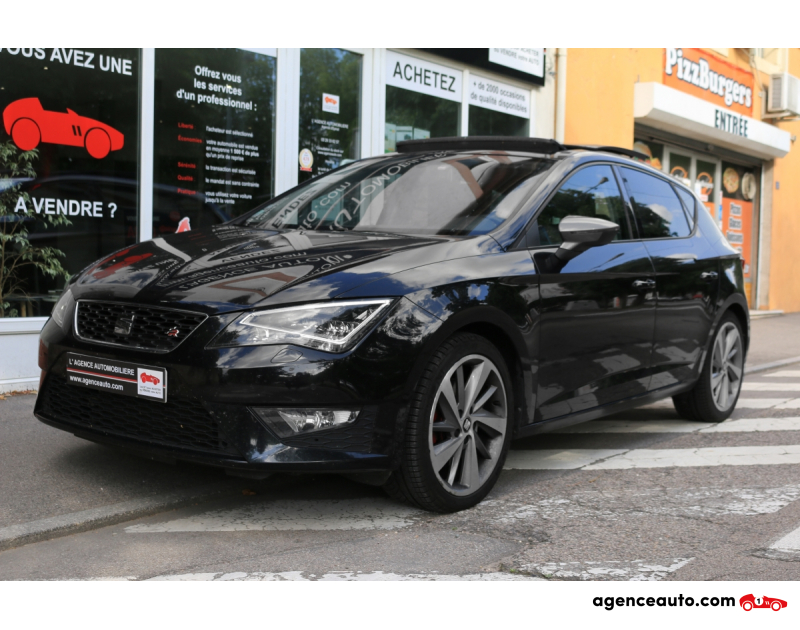 Achat voiture occasion, Auto occasion pas cher | Agence Auto Seat Leon 2.0 TDI 184 FR (CUIR, TOIT OUVRANT, SIÈGE CHAUFFANT...) Violet Année 2013 Manuelle Diesel